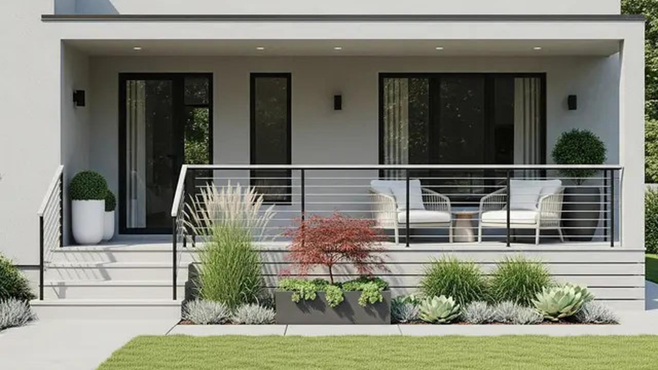 7 Model Rumah 7x10 Meter Minimalis dengan Teras dan Taman Depan Cantik, Estetik dan Instagramable
