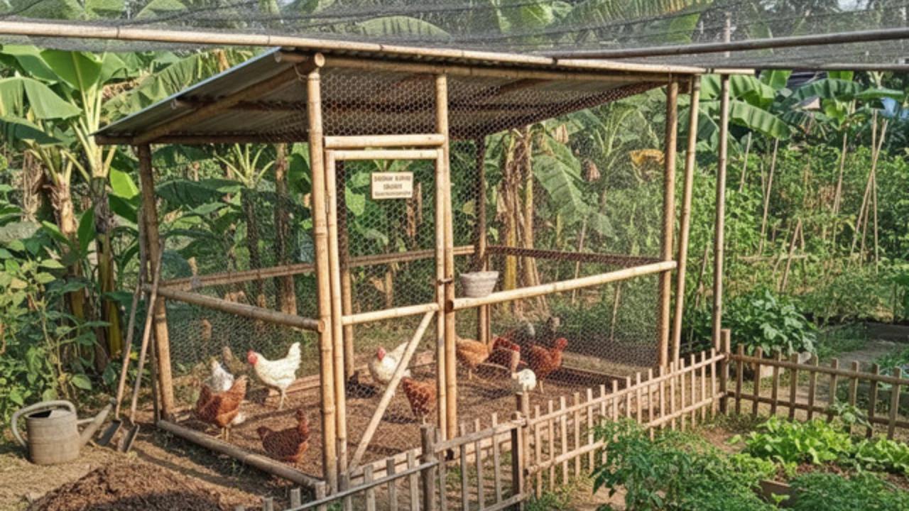 7 Ide Kandang Ternak Ayam Ukuran 2x2 di Halaman Belakang, Dukung Ketahanan Pangan Keluarga