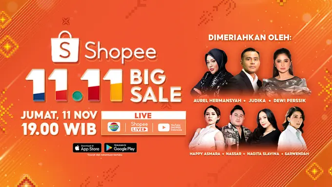 Ciptakan Sentuhan Beda, Shopee 11.11 Big Sale TV Show Hadirkan Tema Kebangsaan 'Satu Indonesia'