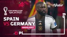 Berita video highlights laga Grup E Piala Dunia 2022 antara Timnas Spanyol melawan Timnas Jerman yang berakhir dengan skor 1-1, Senin (28/11/2022) dinihari WIB.