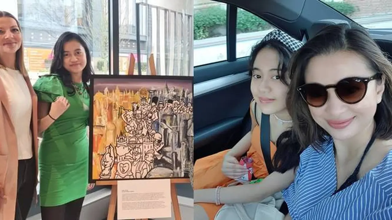 7 Potret Serra Abbie Putri Angie Virgin yang Punya Bakat Seni