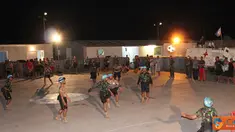 Citizen6, Lebanon:Dipertandingkan pula final lomba futsal antara tim Aitor 3 dan Aitor 6. Peserta diwajibkan menggunakan helm UN dan bersepatu gurun serta menggunakan kopel lengkap dengan tas magazen. (Pengirim: Badarudin Bakri).