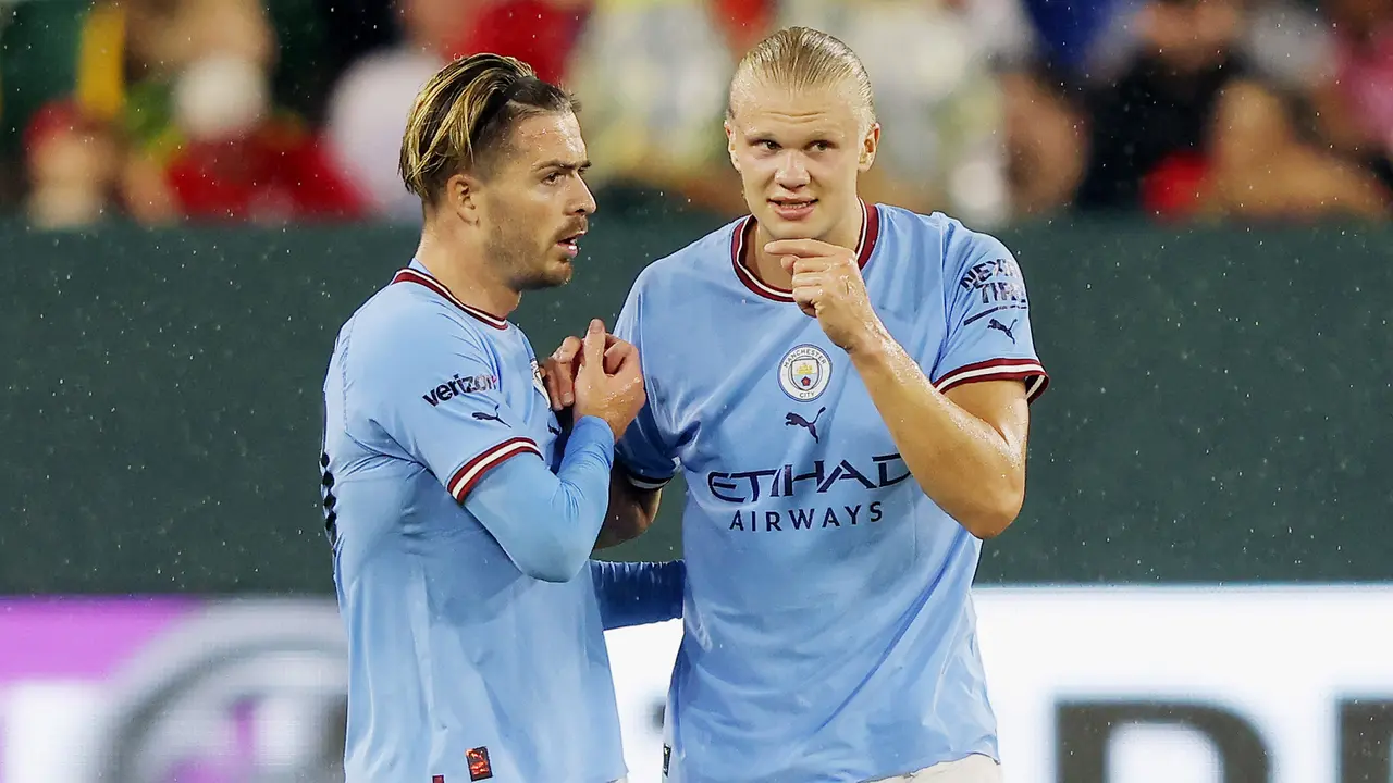 Foto: Debut Manis Erling Haaland, Cetak Gol Semata Wayang Bawa Manchester City Bekuk Bayern Munchen