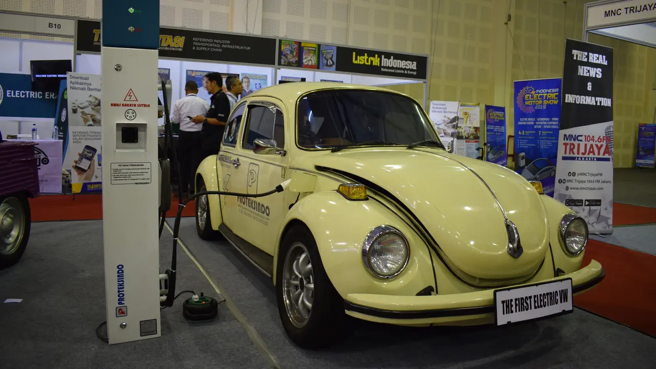 VW Kodok disulap menjadi mobil listrik