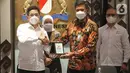KADIN Indonesia sepakat untuk mendorong seluruh anggotanya mendaftarkan sebagai peserta BPJS Ketenagakerjaan pada acara PKS di Menara Kadin, Jakarta (16/03/2022). Kedua pihak akan melakukan sosialisasi bersama, serta pertukaran data dalam hal kepesertaan dan kepatuhan. (Liputan6.com/Fery Pradolo)