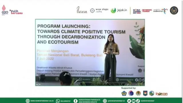 Wakil Menteri Pariwisata dan Ekonomi Kreatif/Wakil Kepala Badan Pariwisata dan Ekonomi Kreatif Angela Tanoesoedibjo
