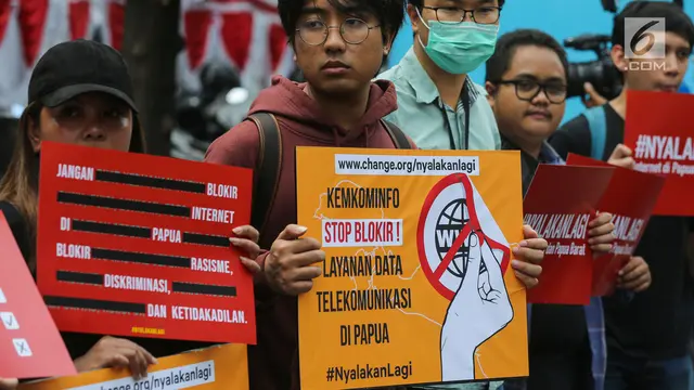 Tolak Pembatasan Internet di Papua dan Papua Barat
