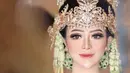 Bella Bonita saat resepsi pernikahan (Instagram/khadijahazzahra_makeup)