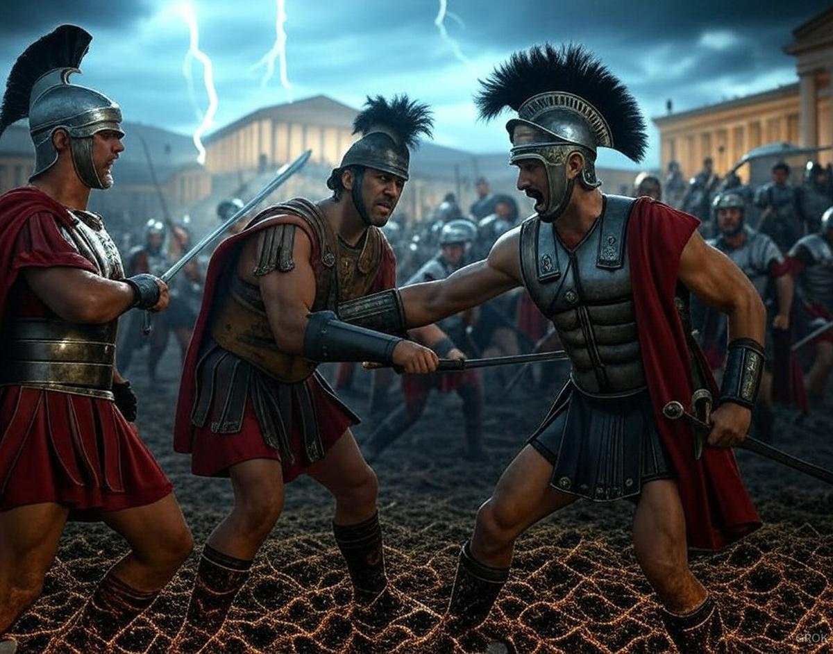 romawi vs yunani