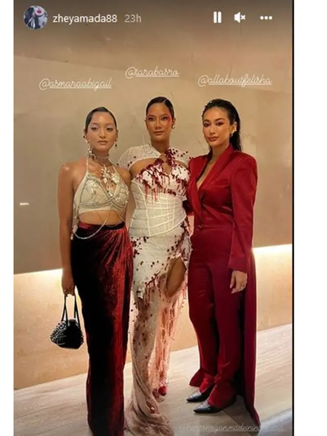 6 Potret Tara Basro di Gala Premiere Pengabdi Setan 2, Tampil Dramatis