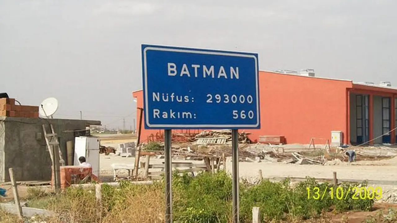 Sungai Batman di Kota Batman di Propinsi Batman 