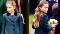 Gaya Modis Putri Charlotte di Acara Natal Kerajaan Inggris, Ikuti Selera Mode Kate Middleton