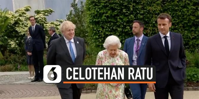 VIDEO: Celotehan Ratu Elizabeth II Ditertawai Pemimpin Negara G7