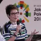 Mantan atlet Bulutangkis nasional, Yuni Kartika, saat jumpa pers di SCTV Tower, Jakarta, Kamis, (8/2/2018). Emtek Group akan menayangkan siaran Asian Games 2018. (Bola.com/M Iqbal Ichsan)