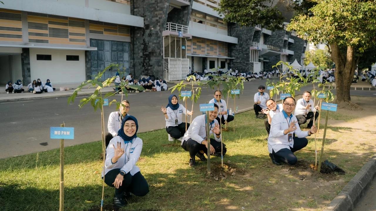 Gerakan penanaman pohon dilakukan di 58 cabang PNM di seluruh Indonesia