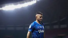 Debut Cristian Gonzales di Liga 2 musim 2022/2023 bersama PSIM Yogyakarta harus berakhir pahit. (Bola.com/Bagaskara Lazuardi)