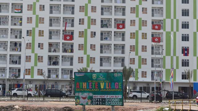 Wisma Atlet Asian Games 2018 di Jakabaring Palembang