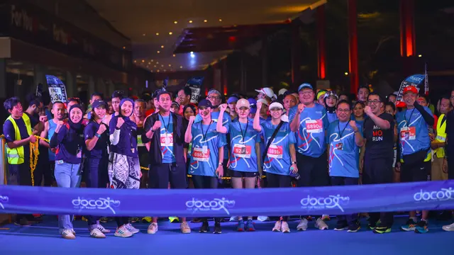 Peserta lomba lari Docorun Run For Health 2024