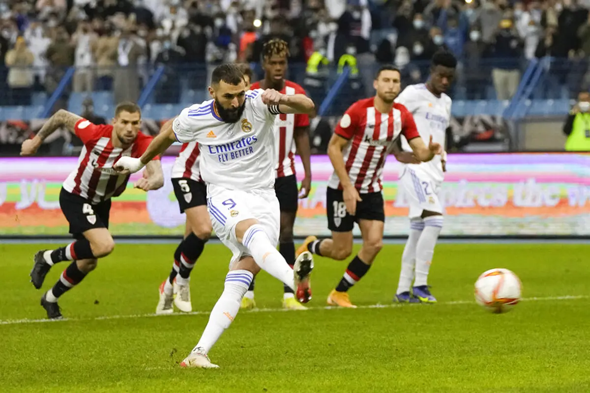 FOTO: Real Madrid Juara Piala Super Spanyol Usai Taklukkan Athletic Bilbao