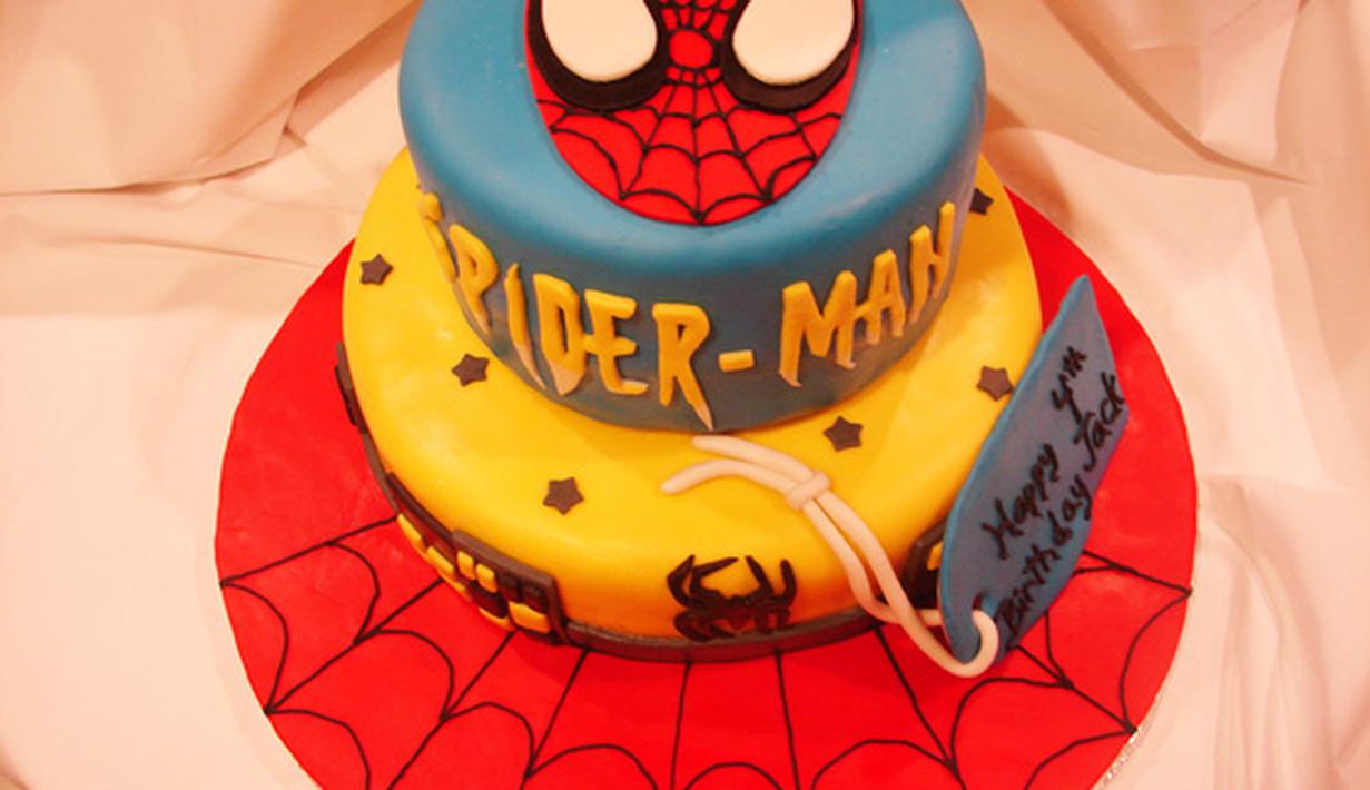 Kue Ulang Tahun Spiderman