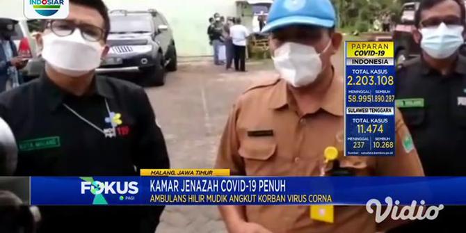 VIDEO: RSUD Malang Kewalahan, Jenazah Pasien Covid-19 Kian Melonjak