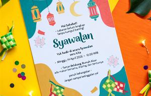 Undangan Syawalan (Foto: Reve.com)