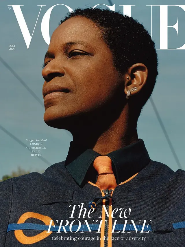 Karyawan Supermarket Anisa Omar Jadi Cover Majalah Vogue