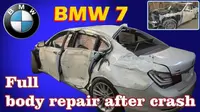 Lihat Restorasi Sempurna pada BMW Pasca Kecelakaan Parah