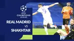 Berita motion grafis laga matchday 4 Grup D Liga Champions 2021/2022, Real Madrid kontra Shakhtar Donetsk, di mana Karim Benzema mencetak 2 gol, Kamis (4/11/2021) dinihari WIB.
