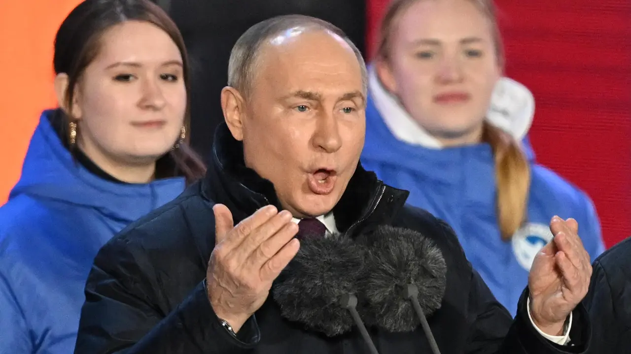 Penampilan Perdana Vladimir Putin usai Pilpres