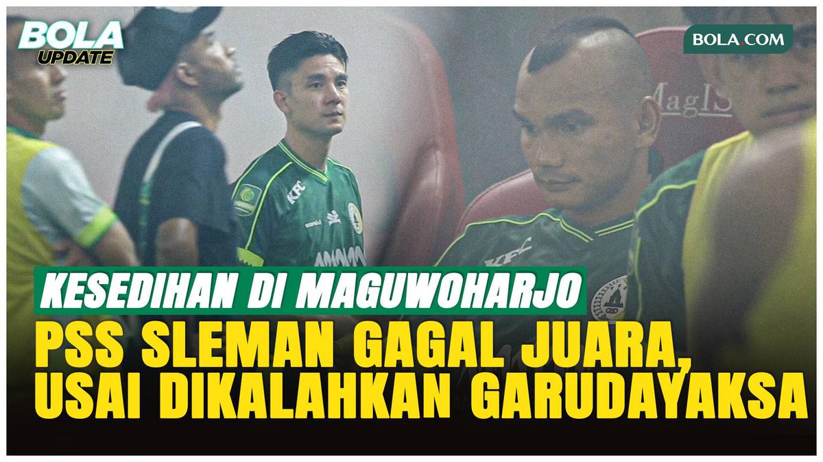Ekspresi Sedih Pemain PSS Sleman Pecah Usai Kalah Dramatis dari Garudayaksa di Final