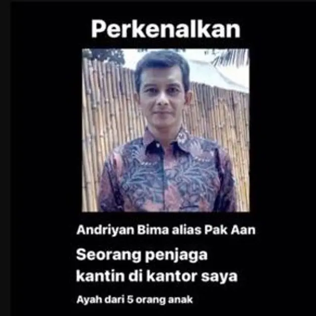Kisah Penjaga Kantin Rajin Sedekah Meski Terdampak Pandemi Corona Covid-19