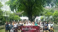 Mahasiswa China kunjungi Yogyakarta. (Liputan6.com/Switzy Sabandar)