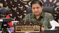 Menteri Koordinator Bidang Perekonomian Airlangga Hartarto yang juga Ketua Komite Penanganan Covid-19 dan Pemulihan Ekonomi Nasional (KPCPEN).