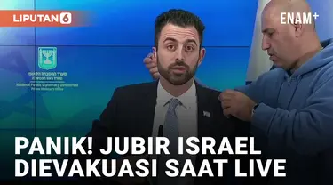 Jubir Israel Dievakuasi saat Lagi Live
