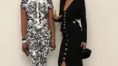 Bersama Naomi Campbell, Bella Hadid menghadiri pembukaan Qatar Creates. Di acara tersebut, Bella Hadid mengenakan two pieces buttoned dress berwarna hitam. [instagram/bellahadid]