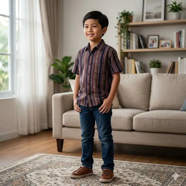 Model Baju Lurik Anak Laki-Laki