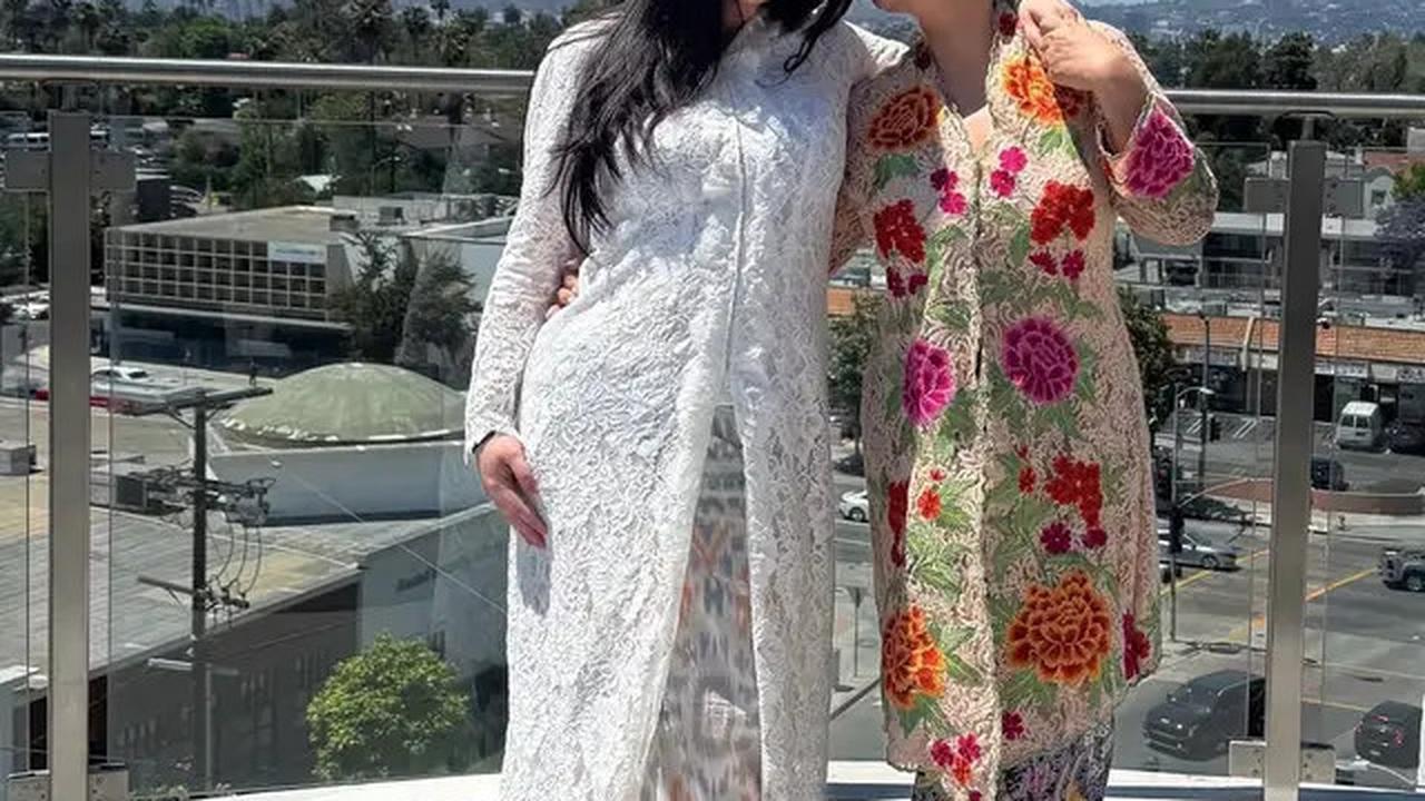 9 Potret Stephanie Poetri Resmi Menikah di AS, Keluarga Titi DJ Pakai Gaun Unik