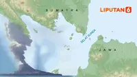Banner Infografis Pulau Jawa dan Pulau Sumatra Bergerak Menjauh. (Liputan6.com/Abdillah)