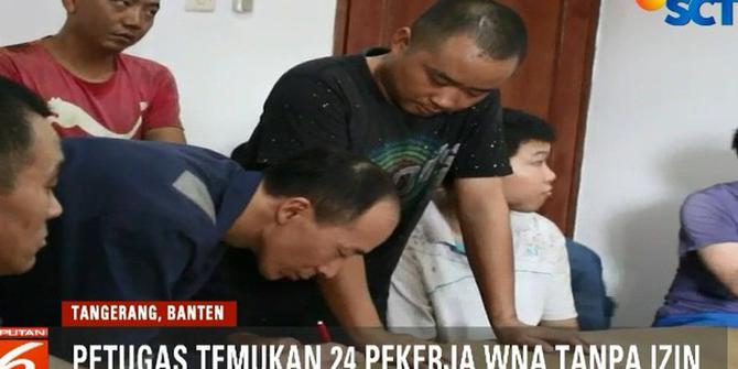Sidak Pabrik di Tangerang, 24 Orang TKA Tak Miliki Izin Tinggal