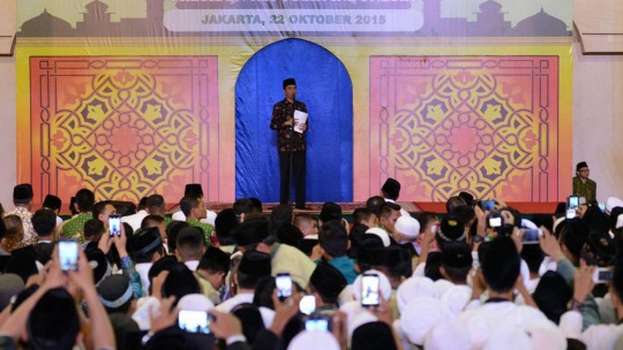 Jokowi deklarasikan Hari Santri Nasional