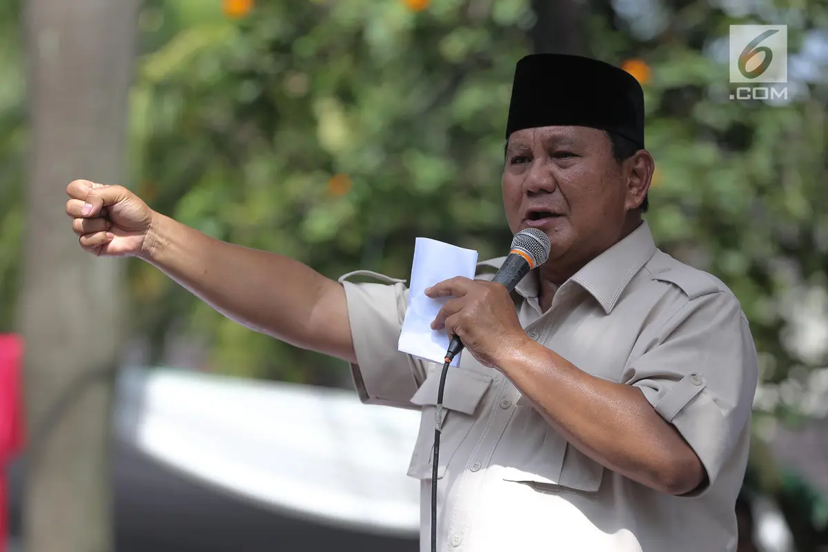 Tanpa Sandiaga, Prabowo Hadiri Syukuran Kemenangan