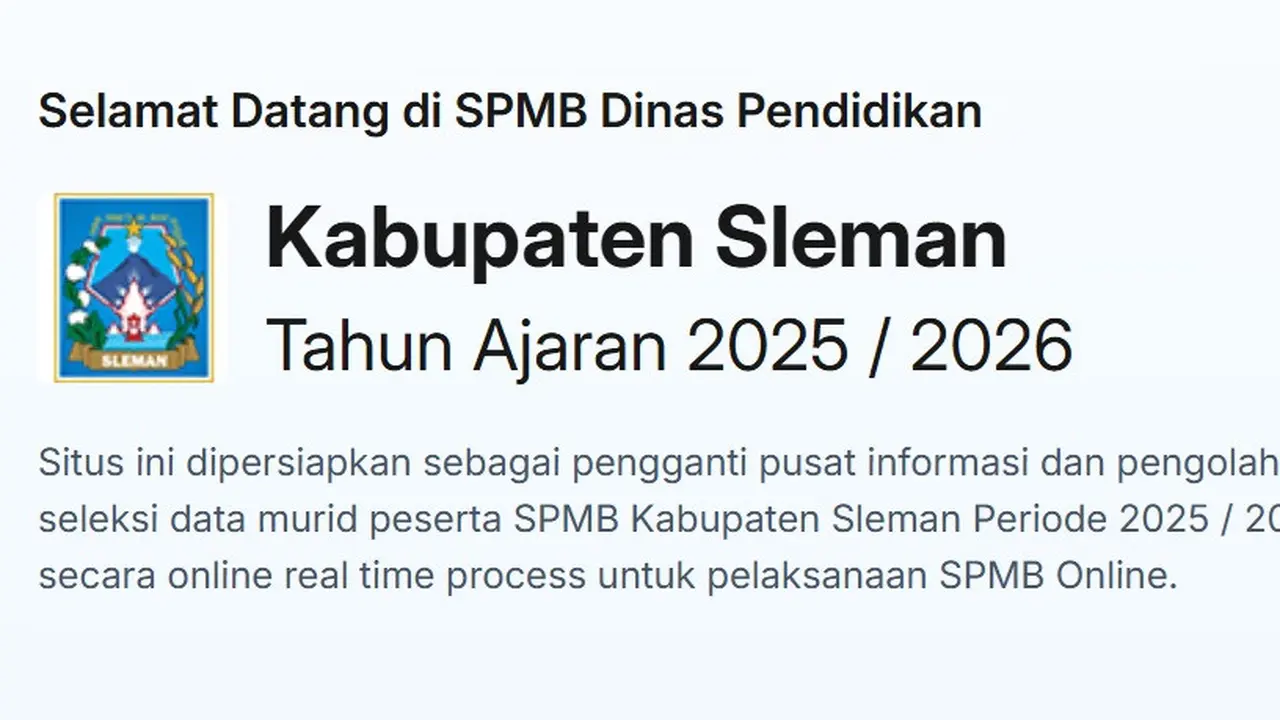 SPMB SMP Sleman