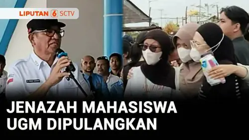 VIDEO: Isak Tangis Sambut Kepulangan Jenazah 2 Mahasiswa UGM yang Tewas Tenggelam
