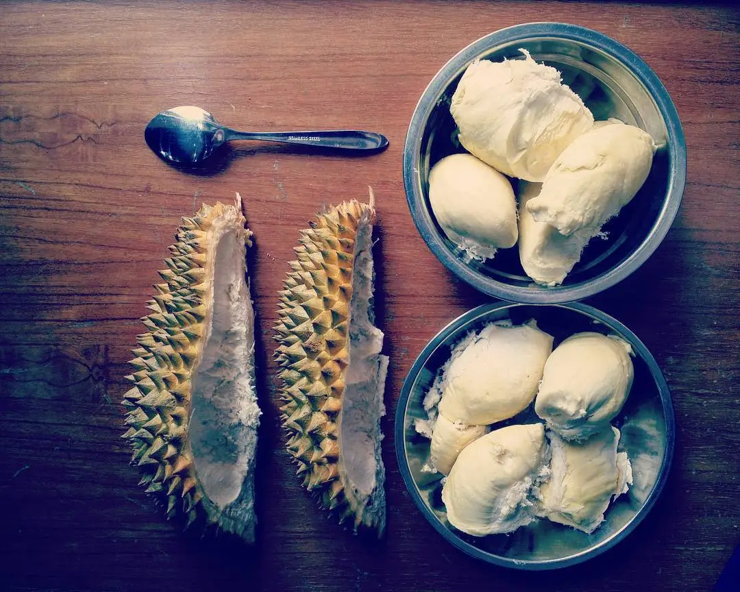 Apakah benar buah durian bikin kolesterol tinggi? Temukan jawabannya di sini! (Sumber Foto: Instagram.com/@syipcheungkin)