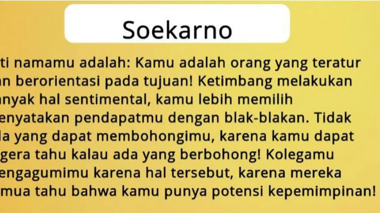 Arti Nama Para Pemimpin Dunia Peserta KAA 2015
