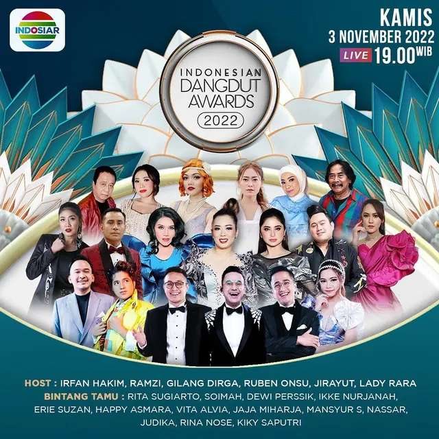 Live Streaming Malam Puncak Indonesian Dangdut Awards 2022