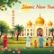 Ucapan 1 Muharram 1447 Hijriah/Tahun Baru Islam 2025. ©Ilustrasi QwenAI