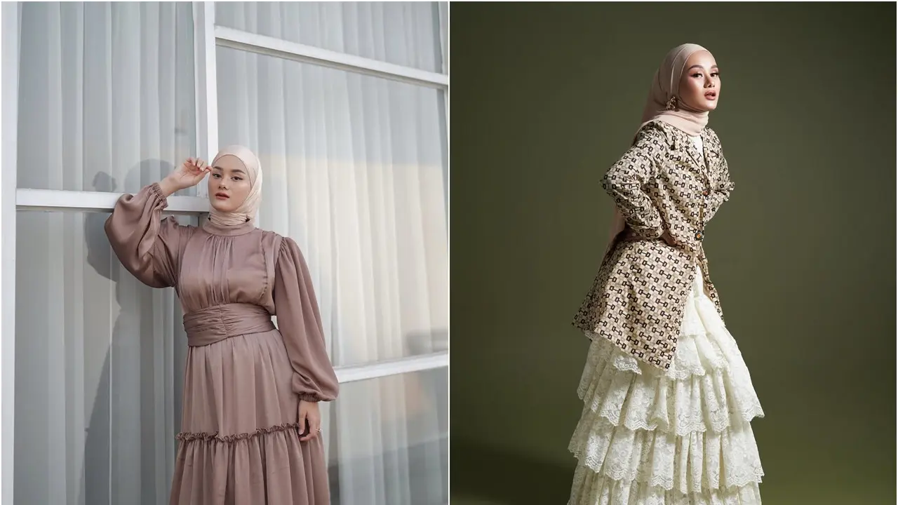 Gamis Ruffle Dinda Hauw