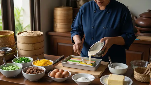 Resep Kue Lapis Tanpa Tepung Tapioka/AI Generated